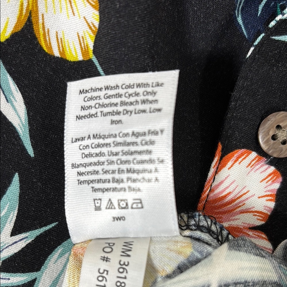 Men's George 3XL Floral Button-Up Shirt - Picture 5 of 7